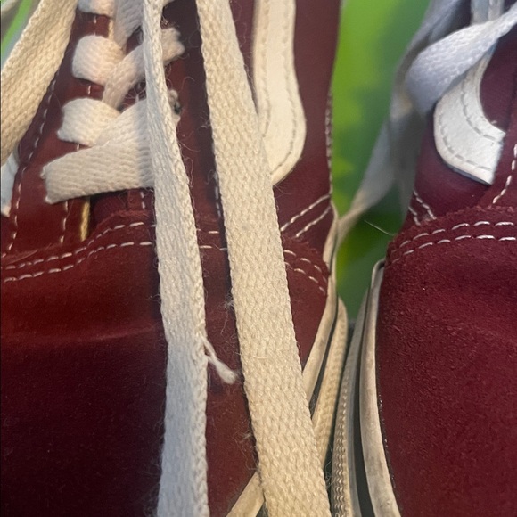 Vans M 6 W 7.5 burgundy Old Skool Sneakers skate classic casual - Picture 3 of 8